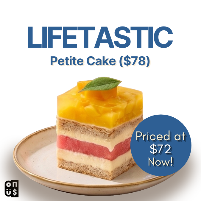 Product Voucher | LIFETASTIC (Petite Cake, Takeaway Only)