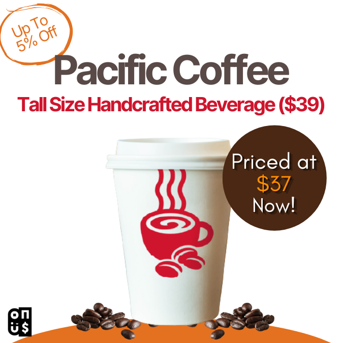 Product Voucher | Pacific Coffee Tall Size Handcrafted Beverage